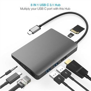 Rozbočovač 8 v 1 typu C.